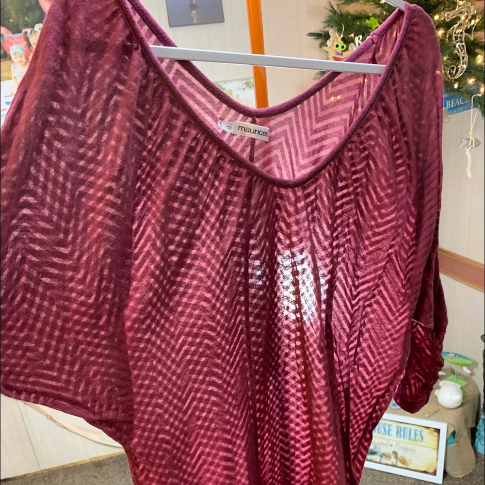 Maurice’s chevron design shirt